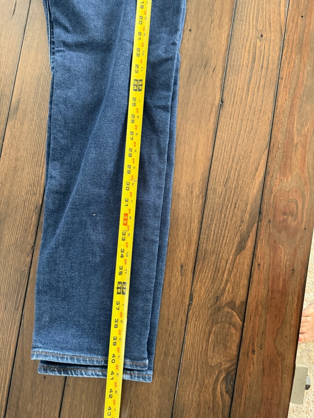 Madewell Slim Jeans Men’s 33x32 Blue Denim Straight Leg - Picture 7 of 8